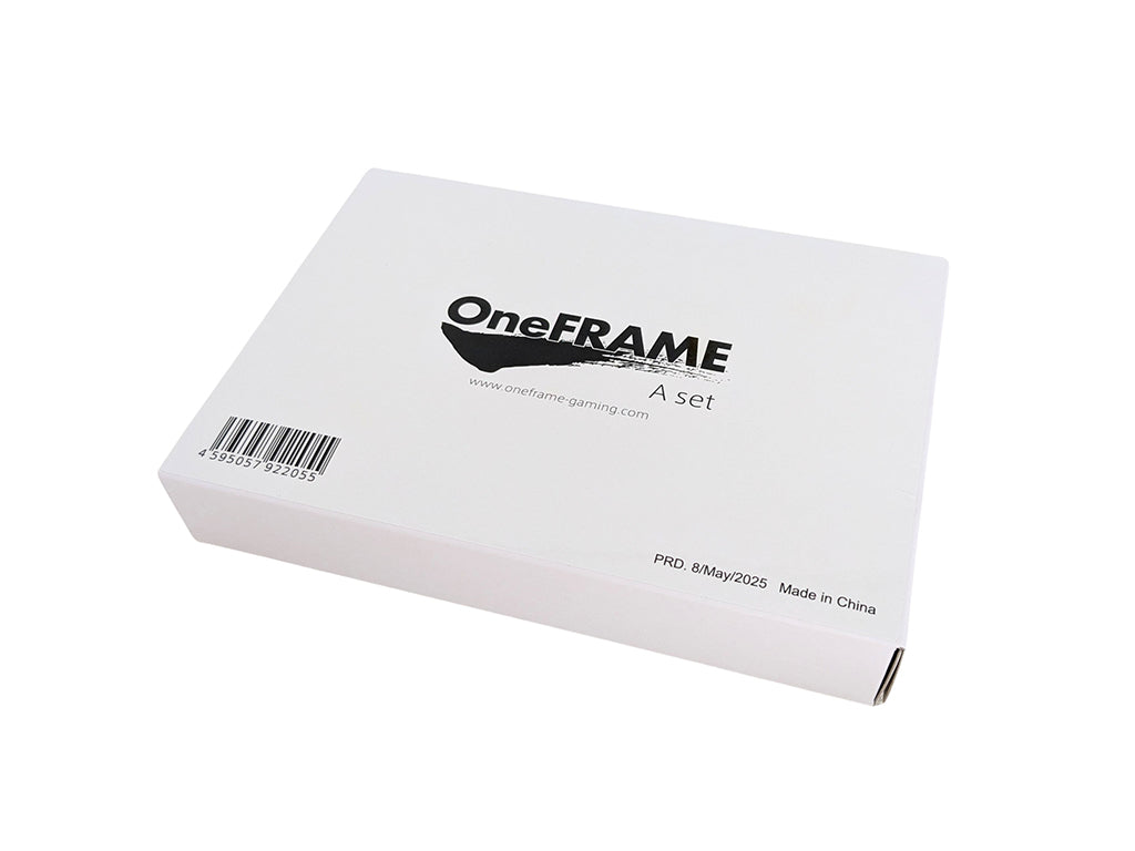 OneFRAME A setブラック+24mm2個ホワイト OneFRAME A set White(24mm x11、30mm x1) – Akecon-アケ魂-